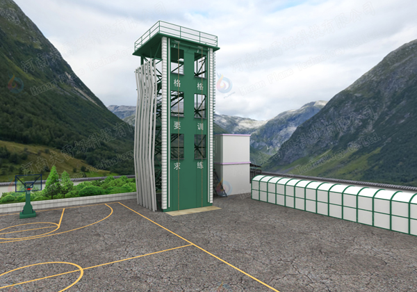 迪慶市某隊鋼結(jié)構(gòu)訓練塔